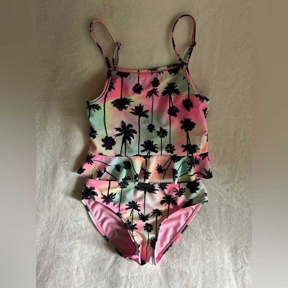 Hurley Pink and Black Bikini Set